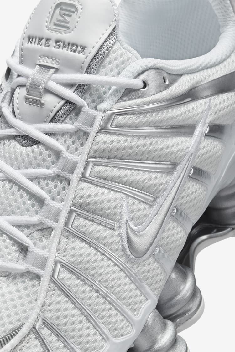 Nike shox femme argent on sale